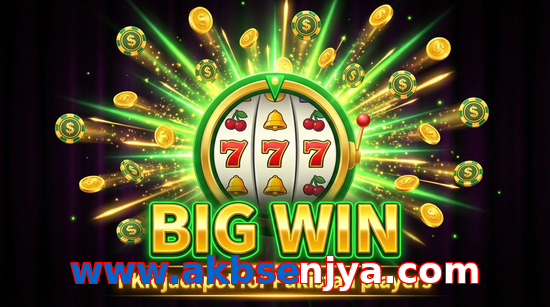 Big win animation on Www.akbsenjya.com slot game